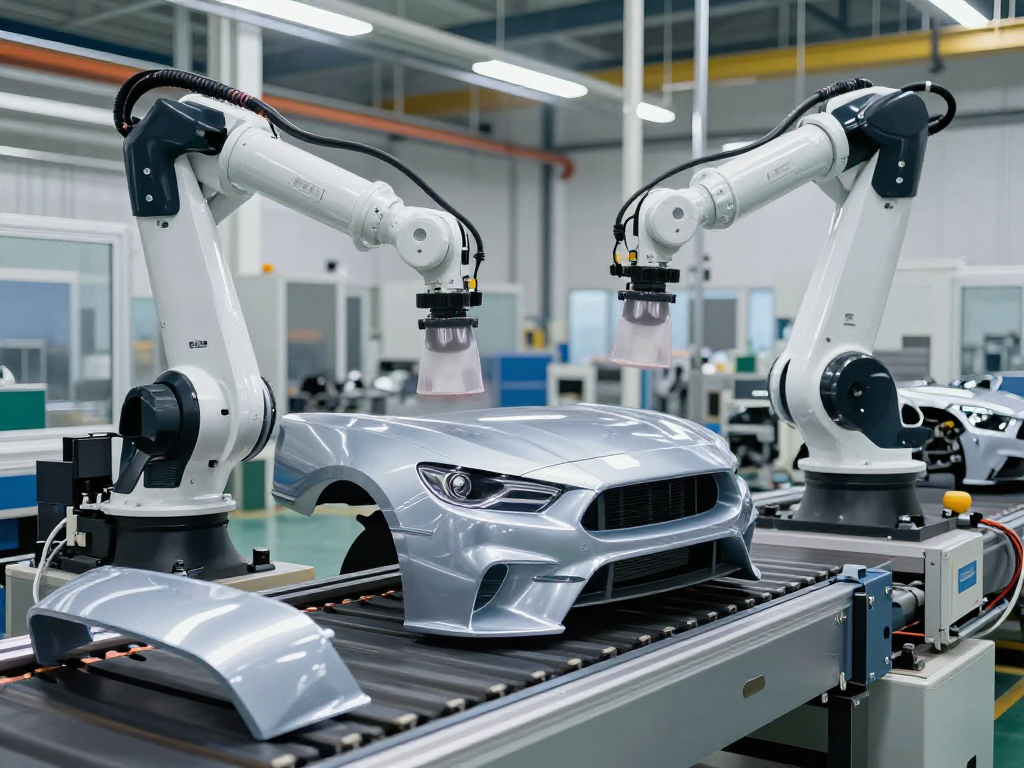 Robotic Painting System for Auto Parts