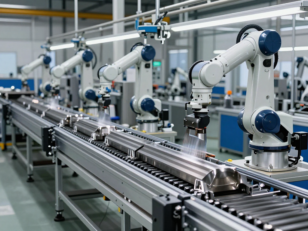 Automatic Spray Coating Line for Metal Components