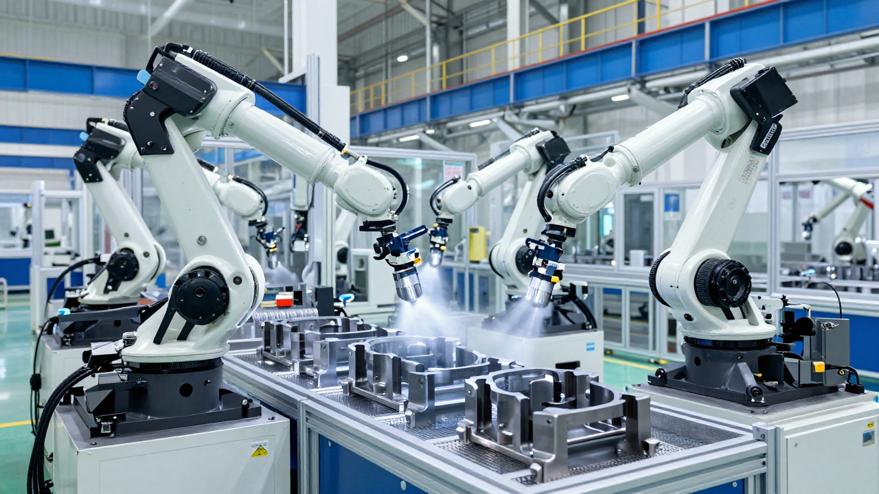 Industrial robotic painting automation
